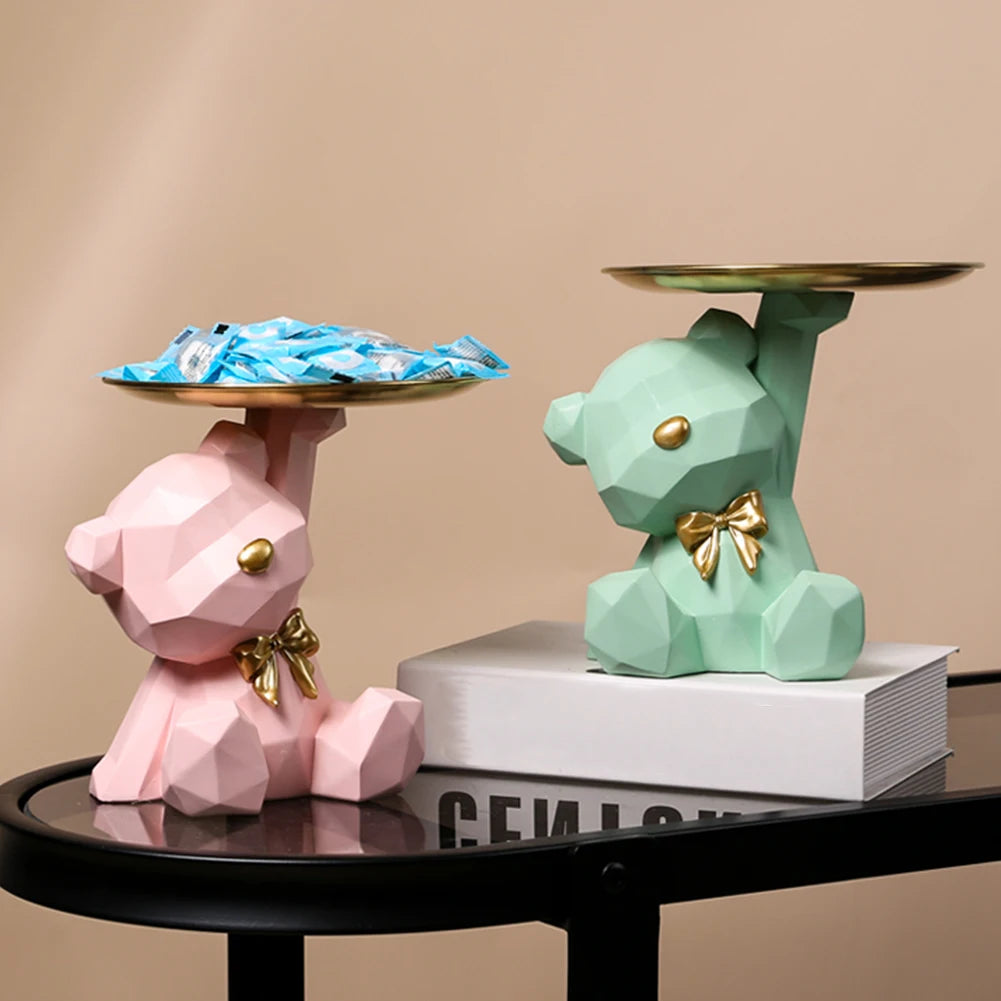 Geometrische Bären Figur